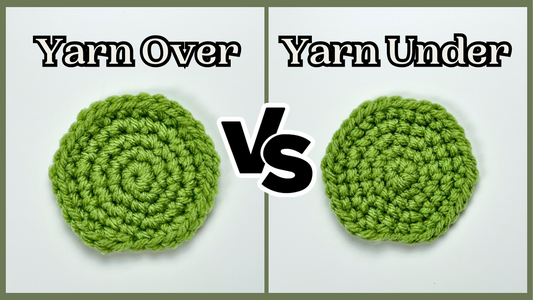 Yarn Over vs Yarn Under For Amigurumi