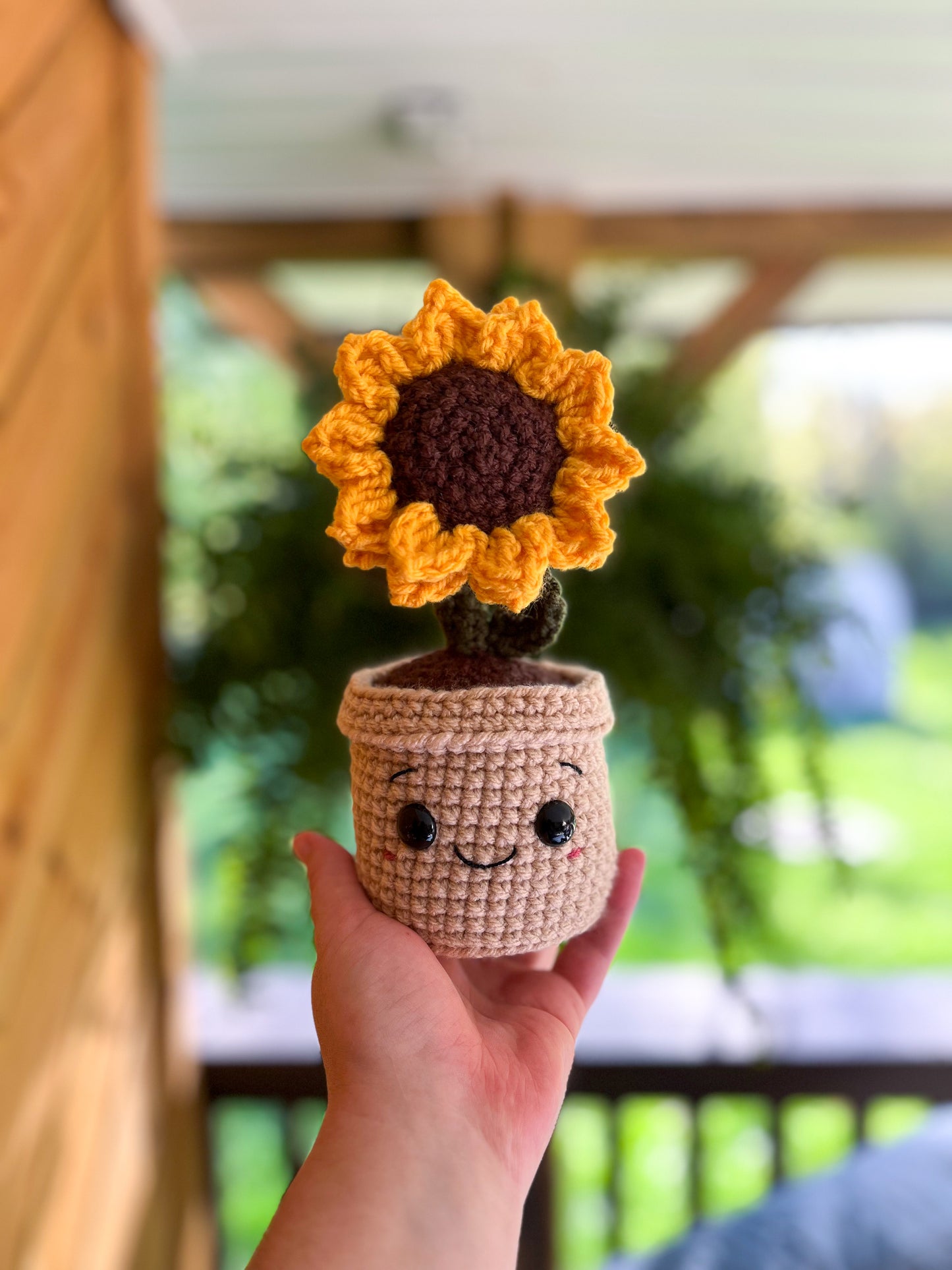 Mini Sunflower Buddy Crochet Pattern