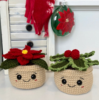 Holiday Plant Buddies Crochet Pattern