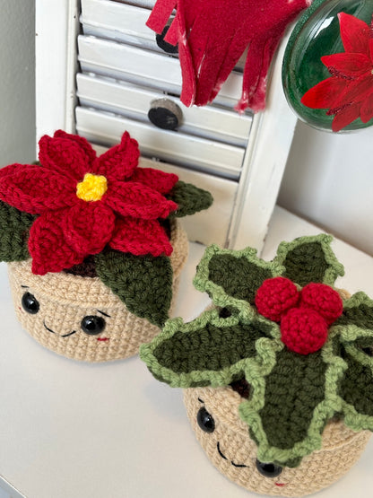 Holiday Plant Buddies Crochet Pattern