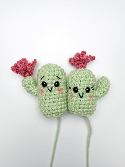 Valentine's Cactus Crochet Pattern