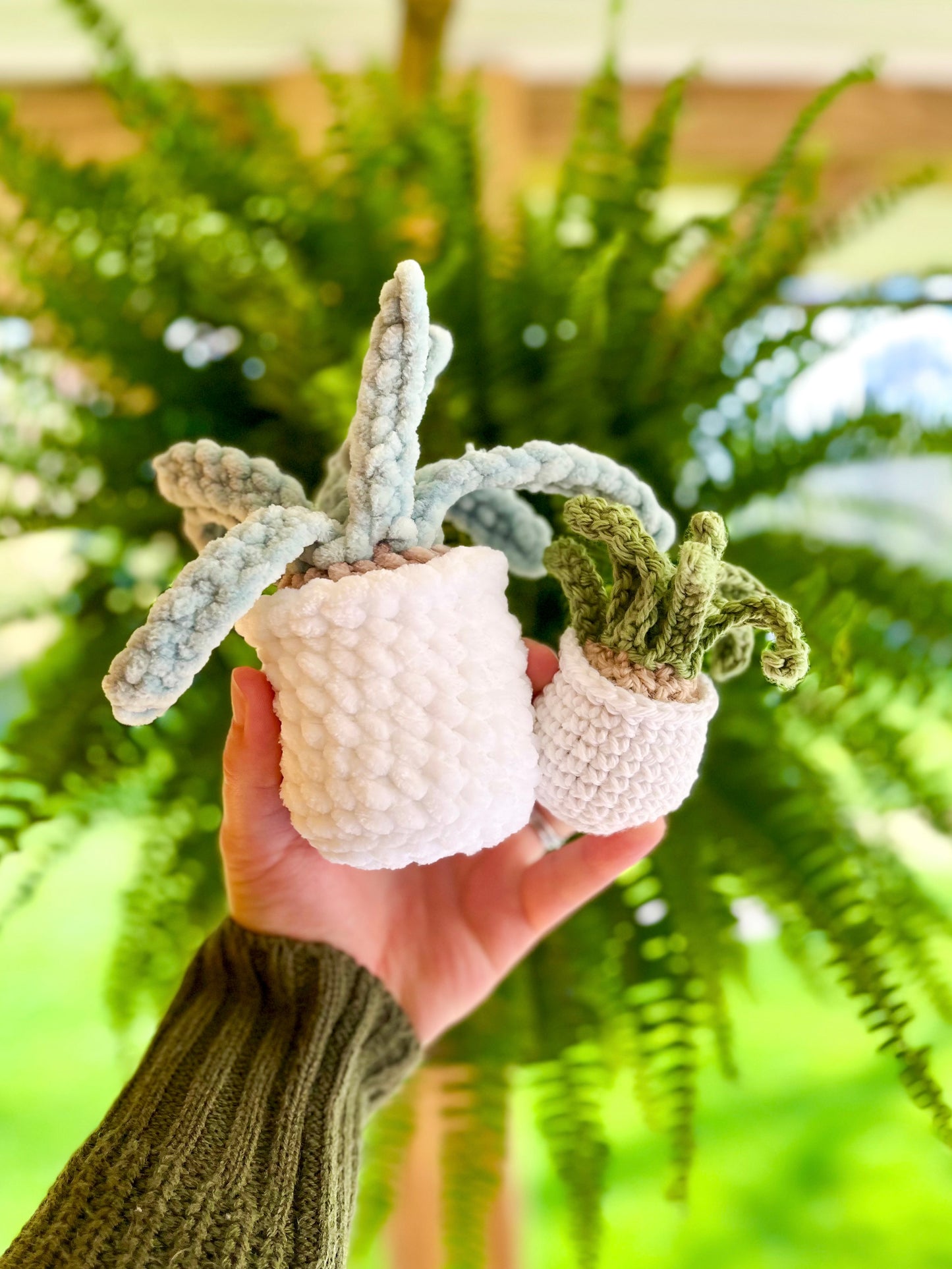 No-Sew Mini Leafy Plant Crochet Pattern